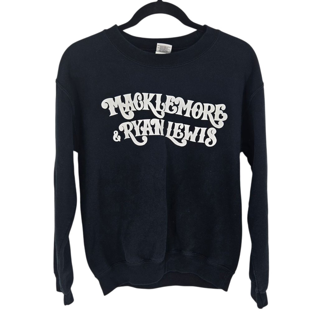 Macklemore And Ryan Lewis Black Womens Size Small Concert Pullover Sweatshirt